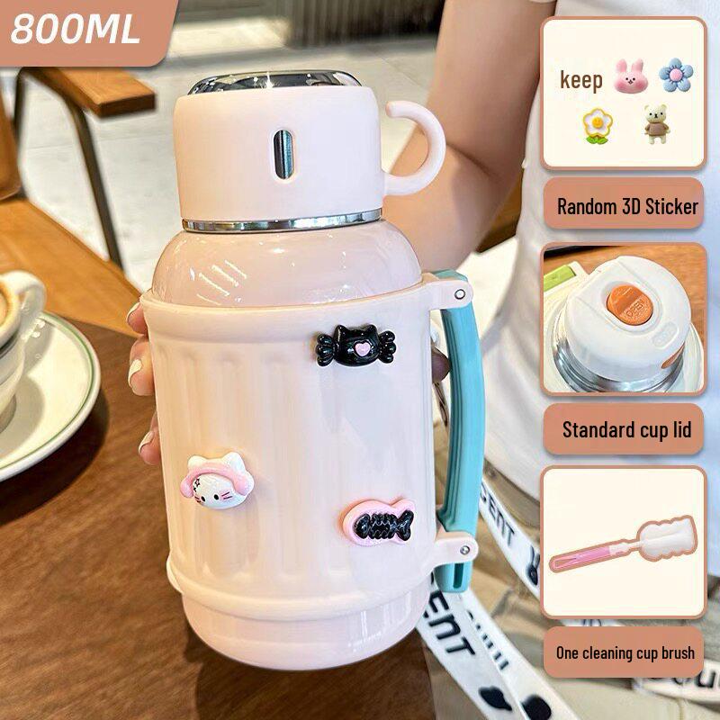 Large Capacity Insulated Thermos Flask – Portable Water Cup for Students, Men & Women 800ml
Large Capacity Insulated Thermos Flask – Portable Water Cup for Students, Men & Women 800ml