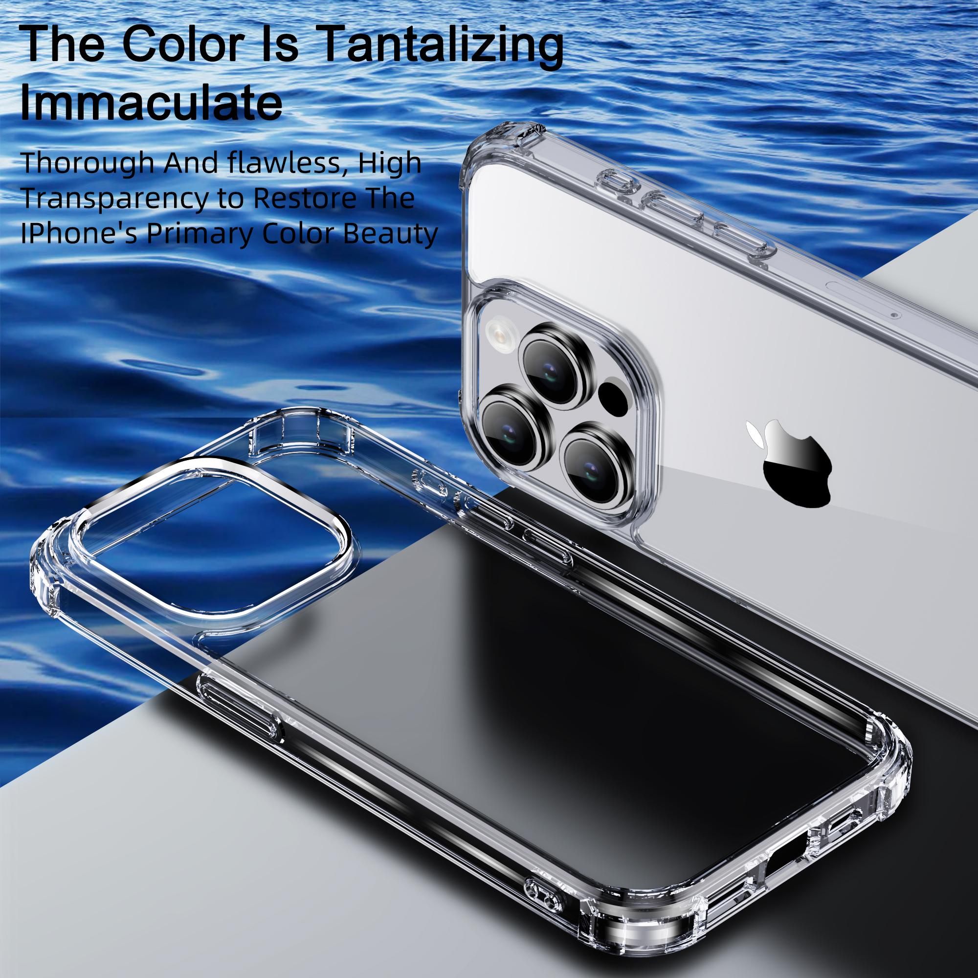 IPAKY Anti-drop Phone Case for iPhone 15 Pro Max,Hard PC Back TPU Frame Clear Phone Cover A
IPAKY Anti-drop Phone Case for iPhone 15 Pro Max,Hard PC Back TPU Frame Clear Phone Cover A