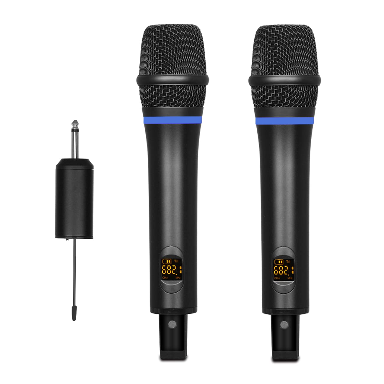 Depusheng W8 беспроводной UHF металлический динамический ручной караоке-микрофон с возможностью подзарядки для использования в качестве микрофона класса караоке, приемник, выход 1/4” и 1/8”,
Depusheng W8 беспроводной UHF металлический динамический ручной караоке-микрофон с возможностью подзарядки для использования в качестве микрофона класса караоке, приемник, выход 1/4” и 1/8”,