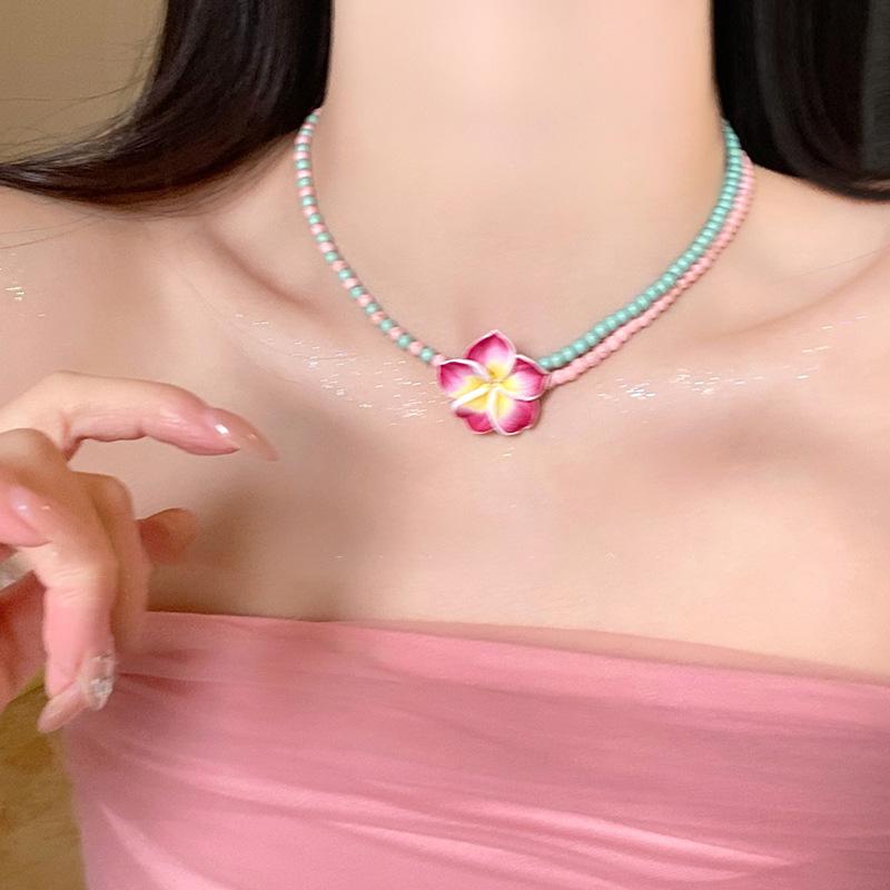 Synthetic stone flower pendant double necklace sweet small fresh temperament collarbone chain fashionable versatile high-end jewelry
Synthetic stone flower pendant double necklace sweet small fresh temperament collarbone chain fashionable versatile high-end jewelry