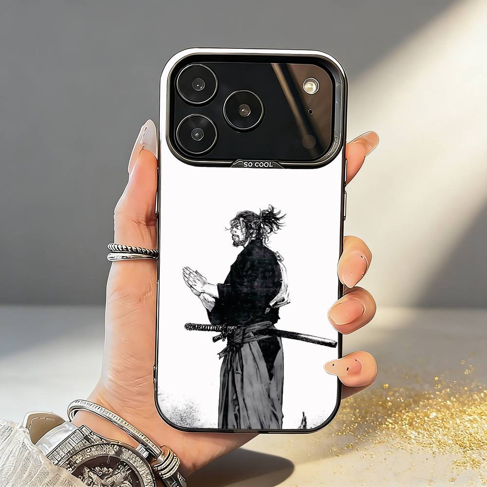 Vagabond M-Miyamoto M-Musashi Phone Case For iPhone17 16 15 14 13 12 Pro Max Grey Black Matte Laser Metallic Aurora Funda iPhone12
Vagabond M-Miyamoto M-Musashi Phone Case For iPhone17 16 15 14 13 12 Pro Max Grey Black Matte Laser Metallic Aurora Funda iPhone12