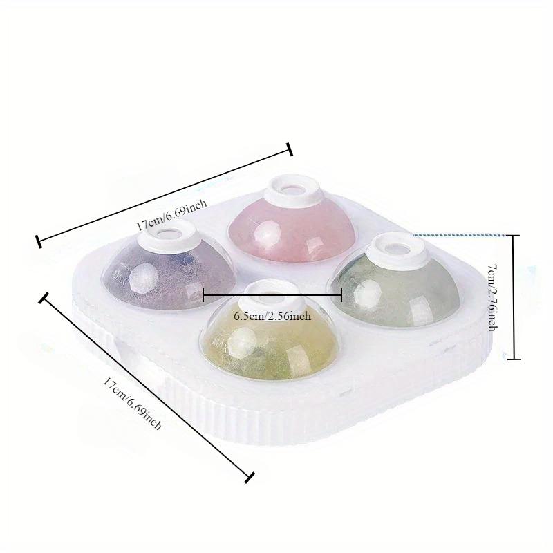 Silicone Ice Ball Maker Large 6.5cm 3D Big Round Sphere High Balls Ice Shape Cube Mold Tray for Whiskey Cocktail Bar Tools білий
Silicone Ice Ball Maker Large 6.5cm 3D Big Round Sphere High Balls Ice Shape Cube Mold Tray for Whiskey Cocktail Bar Tools білий