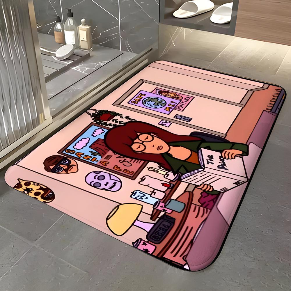 cartoon D-Daria Floor Mat Soft Flannel Entrance Door Mat Non Slip Absorbent Bathroom Bedroom Floor Rug 40x60cm
cartoon D-Daria Floor Mat Soft Flannel Entrance Door Mat Non Slip Absorbent Bathroom Bedroom Floor Rug 40x60cm
