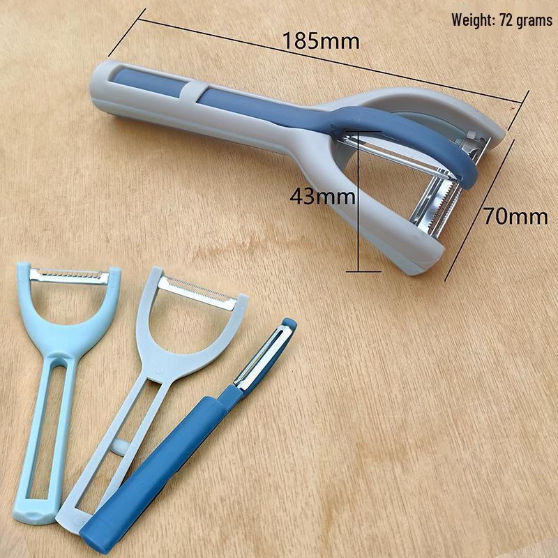 Stainless Steel 3-in-1 Detachable Peeler & Multifunctional Grater for Fruits and Vegetables
Stainless Steel 3-in-1 Detachable Peeler & Multifunctional Grater for Fruits and Vegetables