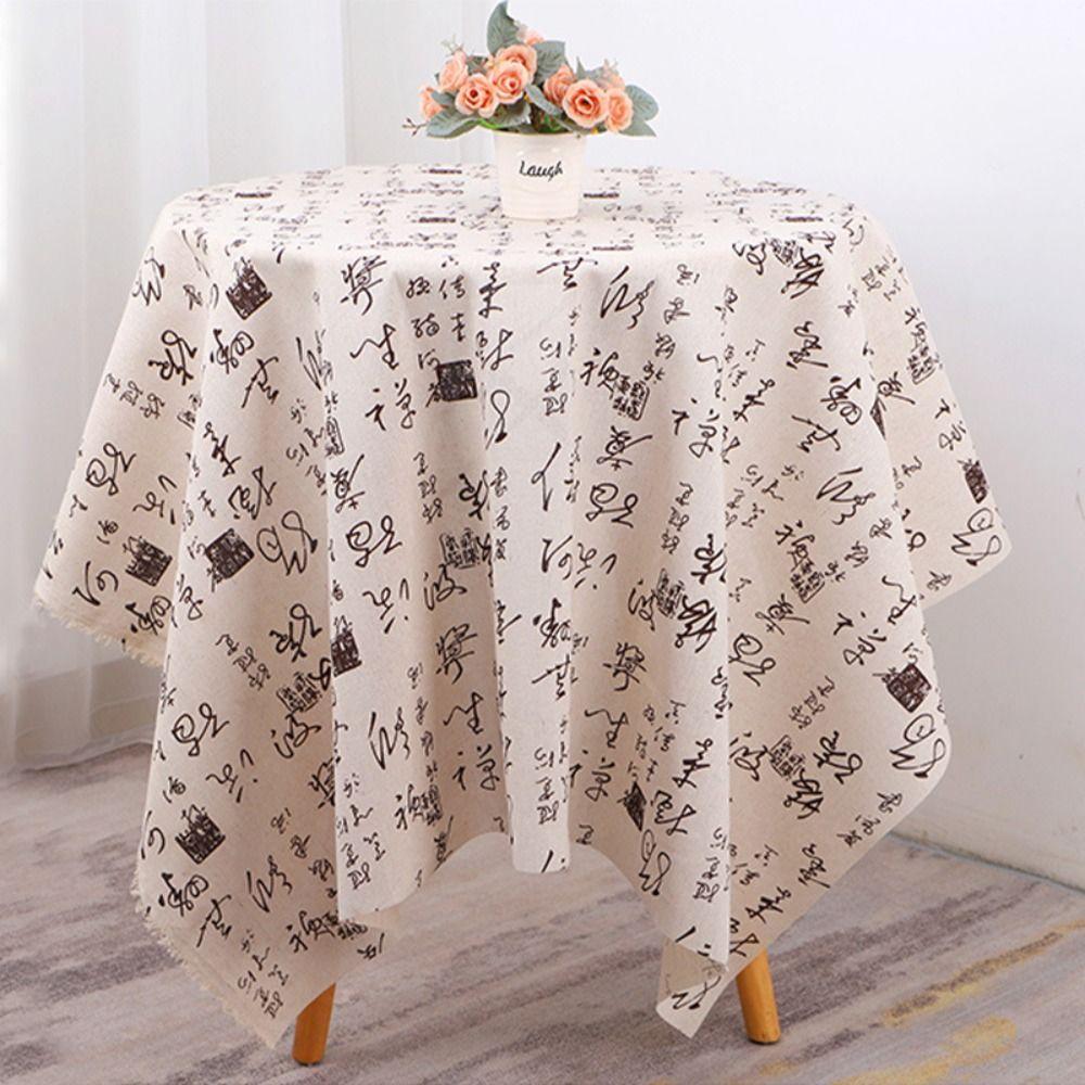 Oil Proof Chinese Style Table Cloth Vintage Tea Table Cover Dessert Table Cover Home S-Style 6
Oil Proof Chinese Style Table Cloth Vintage Tea Table Cover Dessert Table Cover Home S-Style 6