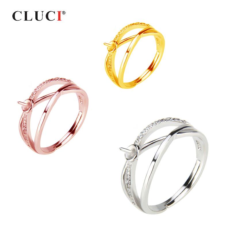 CLUCI Silver 925 Zircon Pearl Ring Mounting Women Party Jewelry Adjustable Rose Gold Geometric Crossed Rings SR2066SB resizable золотой
CLUCI Silver 925 Zircon Pearl Ring Mounting Women Party Jewelry Adjustable Rose Gold Geometric Crossed Rings SR2066SB resizable золотой