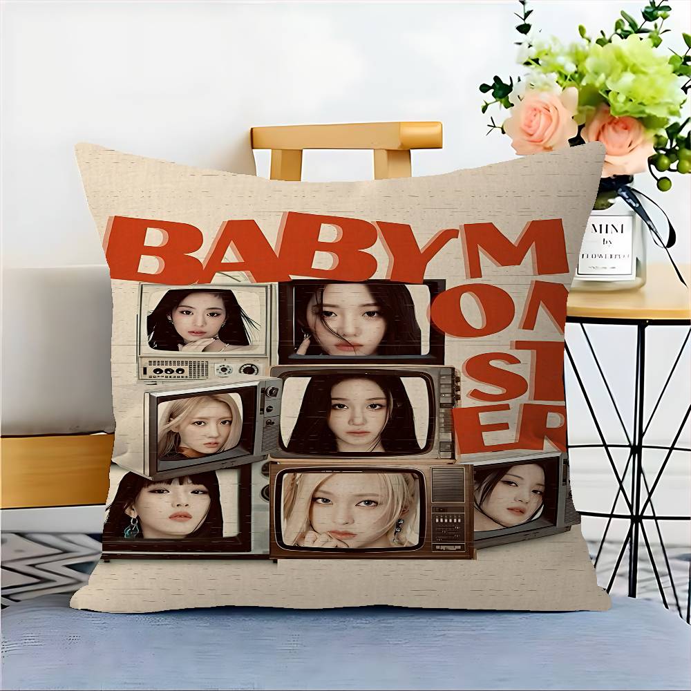 Kpop B-Babymonster Pillow Gift Home Office Decoration Bedroom Sofa Car Cushion Cover Case 45x45 12x12Inch
Kpop B-Babymonster Pillow Gift Home Office Decoration Bedroom Sofa Car Cushion Cover Case 45x45 12x12Inch