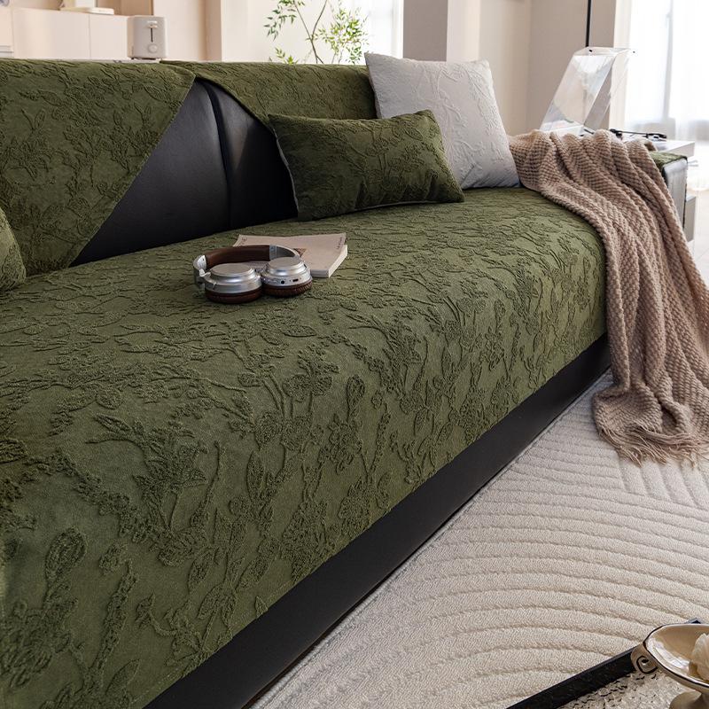 Towel yarn sofa cushion universal in all seasons, non-slip and anti-cat scratching, straight row cream wind high gram heavy cover cloth 70x70cm
Towel yarn sofa cushion universal in all seasons, non-slip and anti-cat scratching, straight row cream wind high gram heavy cover cloth 70x70cm