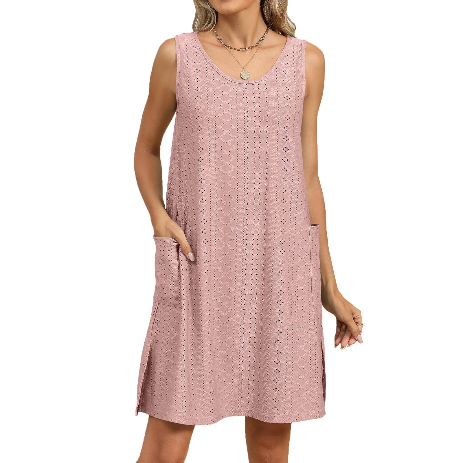 Women s Summer Cover-up Dress With Side Slits, Casual, Sweet, Sleeveless, Sleeveless Summer Dress With Pockets XL
Women s Summer Cover-up Dress With Side Slits, Casual, Sweet, Sleeveless, Sleeveless Summer Dress With Pockets XL
