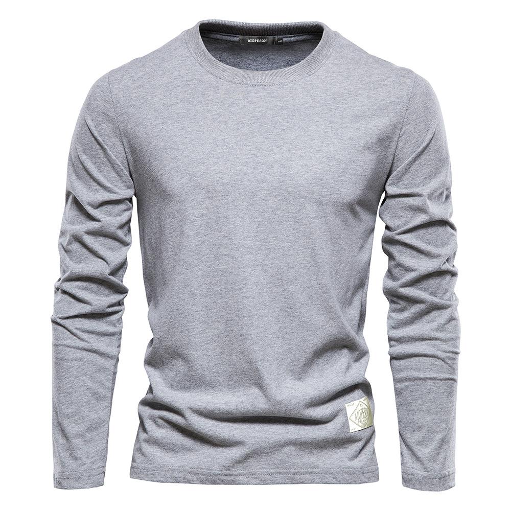 Men S Long-Sleeved New Solid Color T-Shirt Trendy Casual Sports Wear Round Neck Cotton Bottoming Shirt Top Wholesale XXL світло-сірого кольору
Men S Long-Sleeved New Solid Color T-Shirt Trendy Casual Sports Wear Round Neck Cotton Bottoming Shirt Top Wholesale XXL світло-сірого кольору