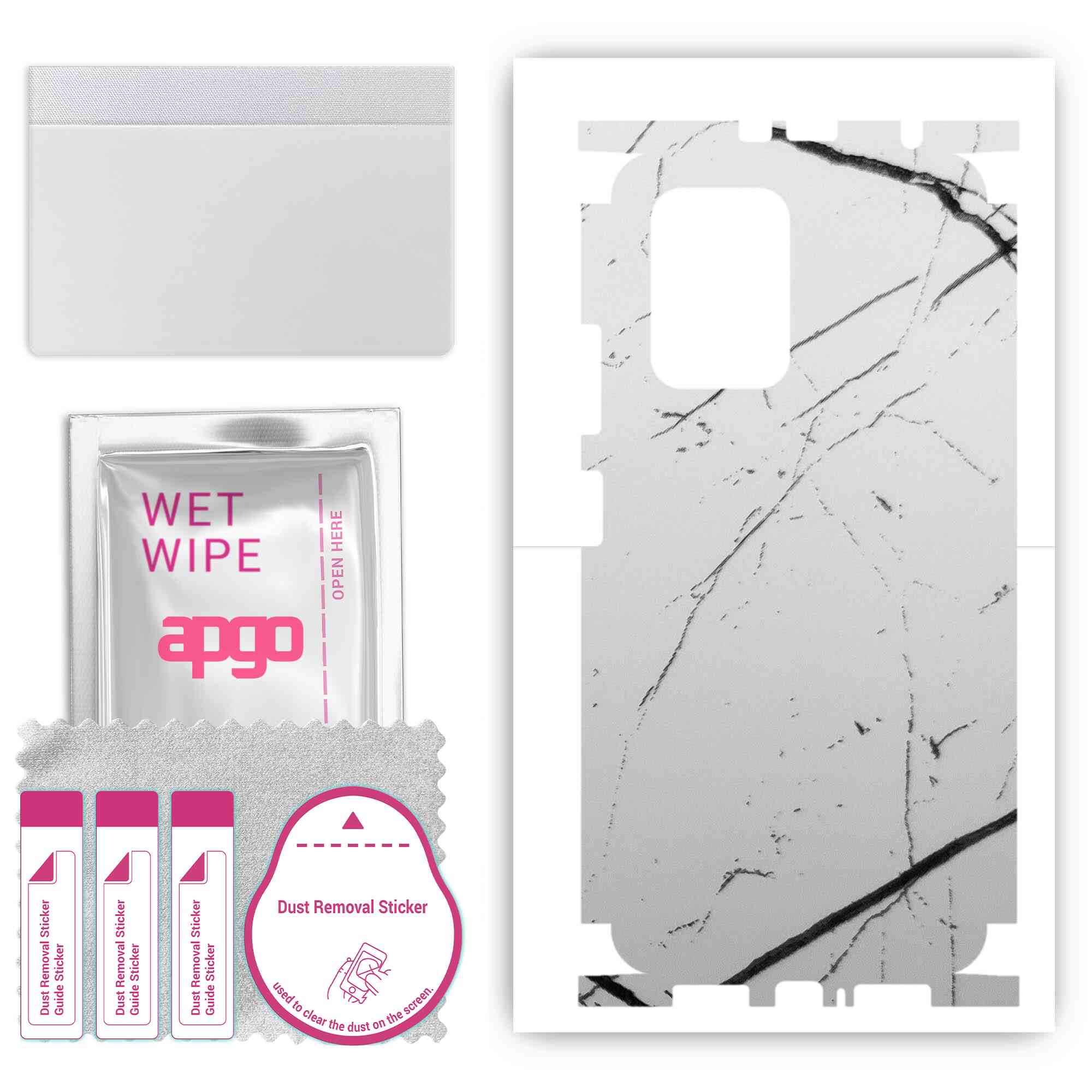 apgo Protective Skin Sticker for the back+sides compatible with Xiaomi Redmi K50i 5G, Full Wrap Film, Foil, Vinyl - Pattern White Marble
apgo Protective Skin Sticker for the back+sides compatible with Xiaomi Redmi K50i 5G, Full Wrap Film, Foil, Vinyl - Pattern White Marble