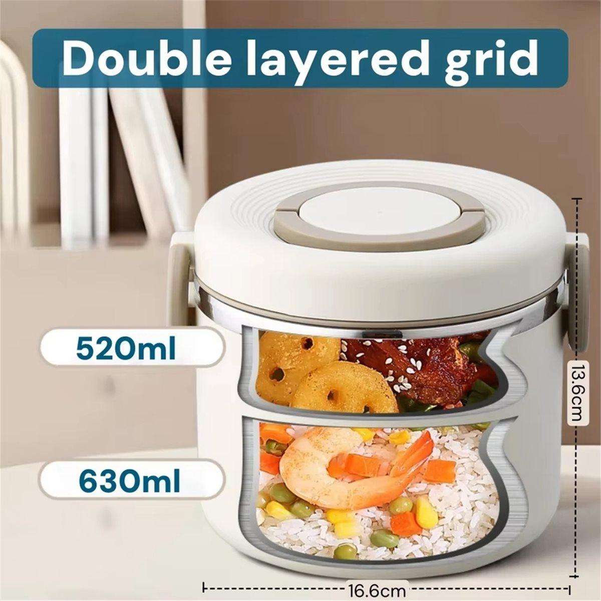 2026 New Stainless Steel Lunch Box 2 Layer Double Wall Thermal Food Jar, Insulated Bento Box Leakproof Lunch Container China Mainland
2026 New Stainless Steel Lunch Box 2 Layer Double Wall Thermal Food Jar, Insulated Bento Box Leakproof Lunch Container China Mainland