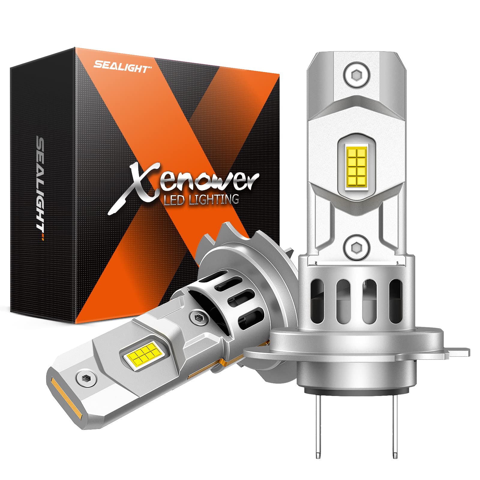 SEALIGHT 2 шт. X3S H7 светодиодные автомобильные фары 6500K холодный белый 18000 люмен светодиодные фары дальнего и ближнего света IP67 водонепроницаемость
SEALIGHT 2 шт. X3S H7 светодиодные автомобильные фары 6500K холодный белый 18000 люмен светодиодные фары дальнего и ближнего света IP67 водонепроницаемость