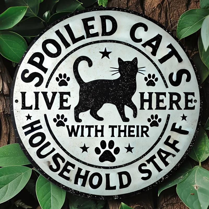 Spoiled Cat Aluminum Sign. 8x8 inch durable wall art for bedroom, kitchen or bar. чистый
Spoiled Cat Aluminum Sign. 8x8 inch durable wall art for bedroom, kitchen or bar. чистый