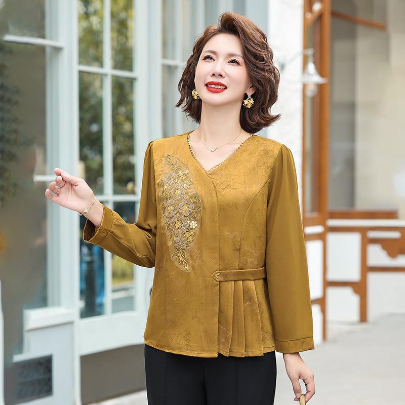 Spring Fashion Stylish Printed Shirt for Middle-Aged Women, 50+, with Five-Point Sleeves - Perfect for Spring and Summer. 5XL (145-155 Jin) жёлтый
Spring Fashion Stylish Printed Shirt for Middle-Aged Women, 50+, with Five-Point Sleeves - Perfect for Spring and Summer. 5XL (145-155 Jin) жёлтый