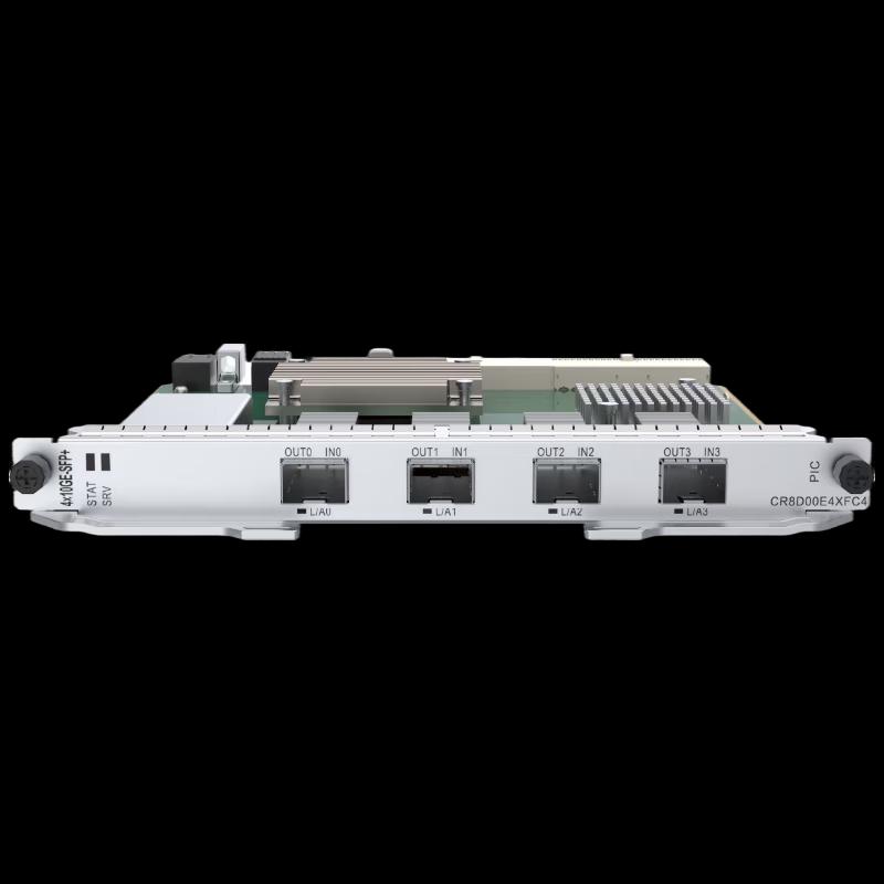 Huawei CR8D00E4XFC4 4-Port 10GE-SFP+ FlexE MACsec PIC
Huawei CR8D00E4XFC4 4-Port 10GE-SFP+ FlexE MACsec PIC