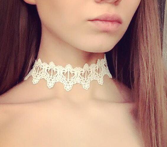 Newest Fashion Zircon Accessories White & Black Lace Tattoo Choker Necklace For Couple Lovers N106
Newest Fashion Zircon Accessories White & Black Lace Tattoo Choker Necklace For Couple Lovers N106