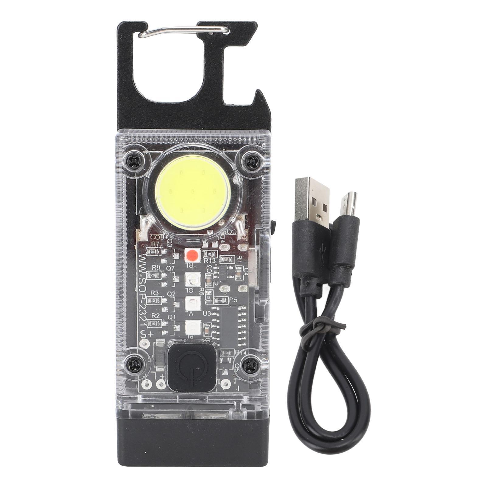 Mini COB LED Flashlight USB Rechargeable Small Portable Pocket Keychain Work Light Magnetic Base
Mini COB LED Flashlight USB Rechargeable Small Portable Pocket Keychain Work Light Magnetic Base