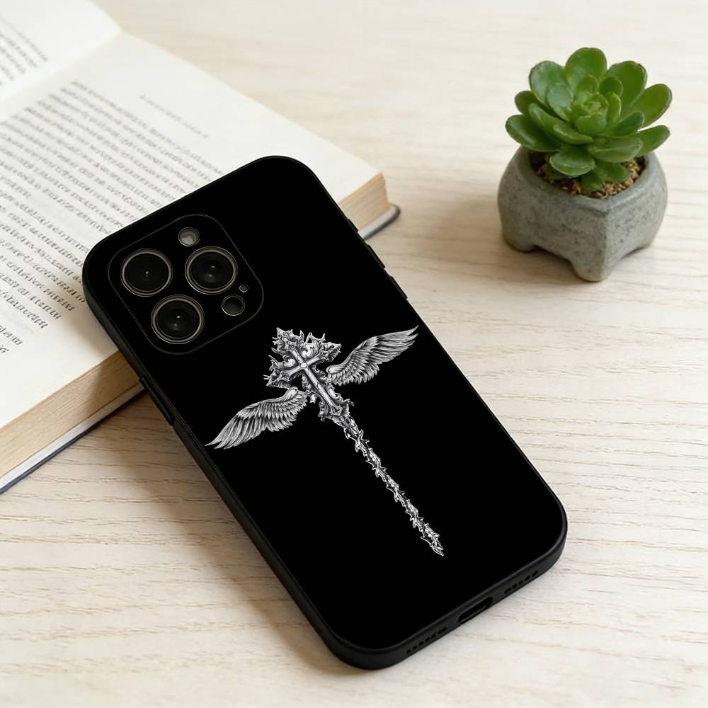 Чохол для телефону з хрестом для iPhone 17,16,15,14,13,12,11 Plus,Pro Max,XS,М який силіконовий чорний чохол iPhone16e
Чохол для телефону з хрестом для iPhone 17,16,15,14,13,12,11 Plus,Pro Max,XS,М який силіконовий чорний чохол iPhone16e