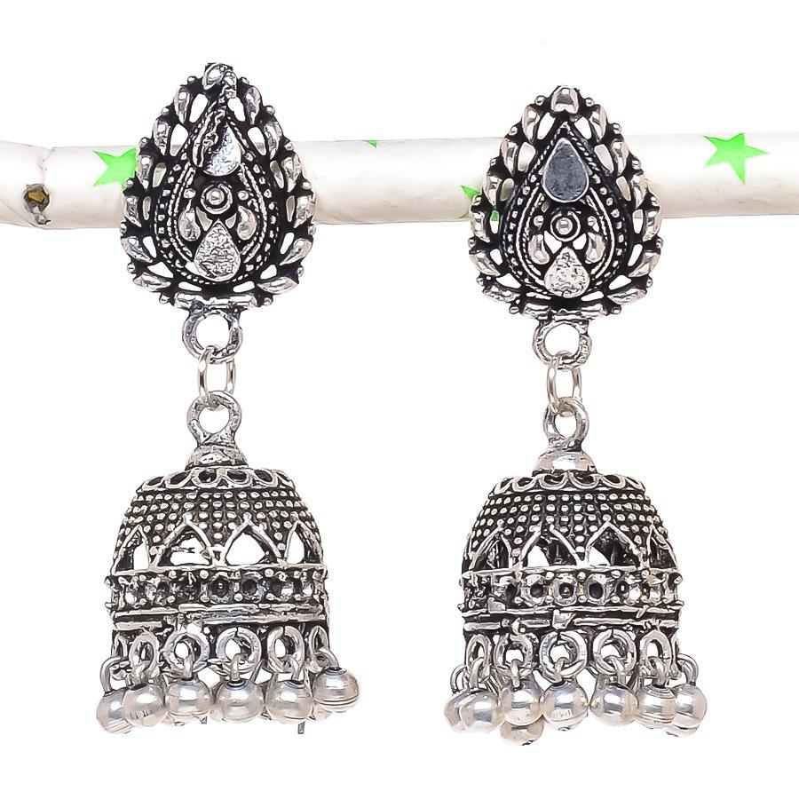 Натуральные индийские серьги Jhumki с драгоценным камнем, серебряные серьги в племенном стиле Бали, 1,77 дюйма, G8V66
Натуральные индийские серьги Jhumki с драгоценным камнем, серебряные серьги в племенном стиле Бали, 1,77 дюйма, G8V66