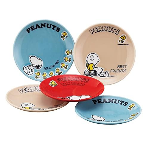 Yamaka Shoten Peanuts SN450-57 Snoopy Dinnerware Set, Plates, 5.1 inches (13 cm), Set of 5, Gift, Microwave Safe, Dishwasher Safe, Made in Japan
Yamaka Shoten Peanuts SN450-57 Snoopy Dinnerware Set, Plates, 5.1 inches (13 cm), Set of 5, Gift, Microwave Safe, Dishwasher Safe, Made in Japan