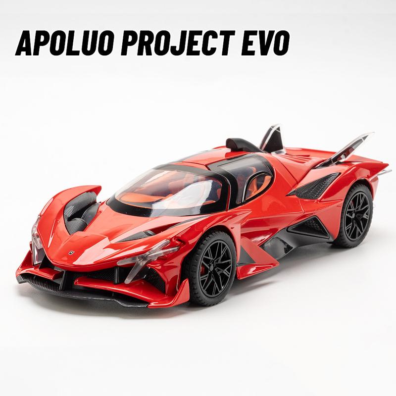 1:24 Apollo Project EVO Alloy Sports Car Model Diecast Metal Concept Racing Car Vehicle Model Sound and Light Childrens Toy Gift червоний
1:24 Apollo Project EVO Alloy Sports Car Model Diecast Metal Concept Racing Car Vehicle Model Sound and Light Childrens Toy Gift червоний