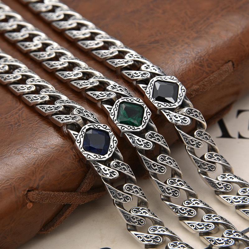 Xiangxu Men s Retro Cuban Zircon Bracelet - Light Luxury Arabesque Pattern Jewelry Gift
Xiangxu Men s Retro Cuban Zircon Bracelet - Light Luxury Arabesque Pattern Jewelry Gift