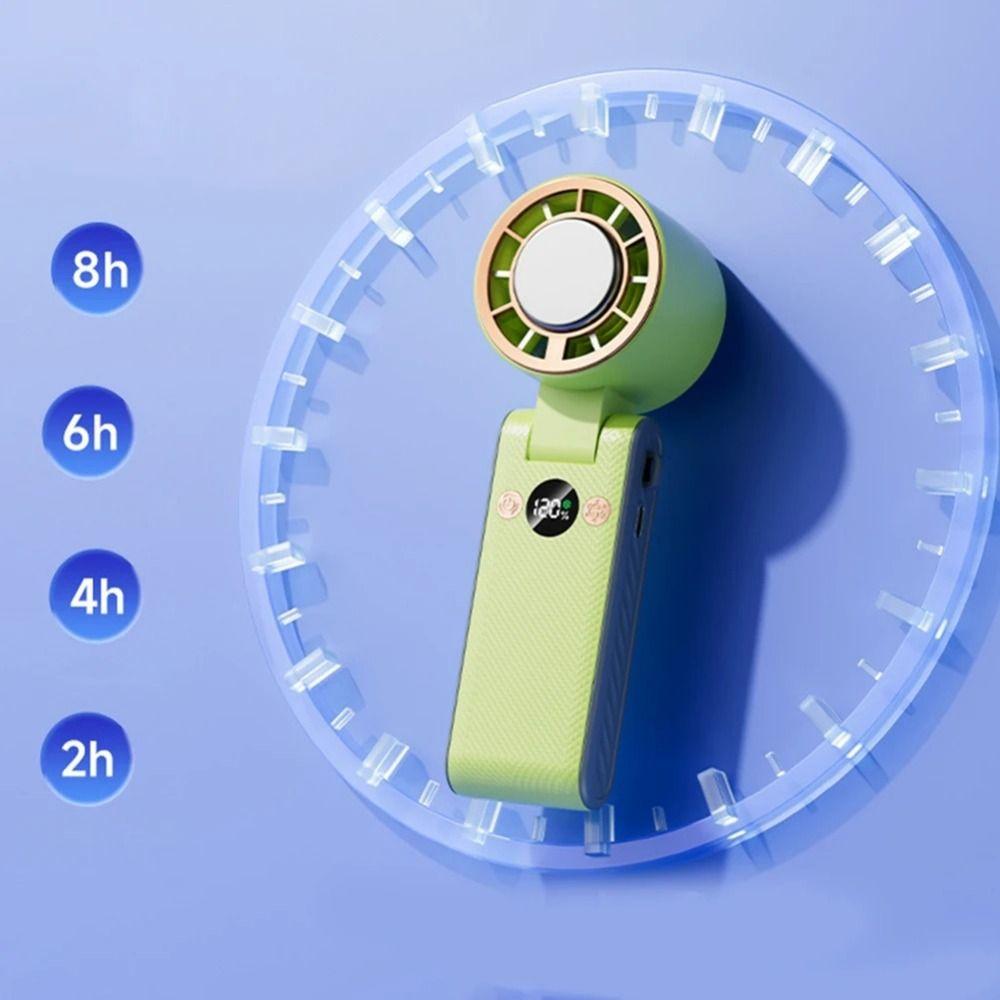 Semiconductor Refrigeration Mini Folding Fan LED Display Small Electric Fan Summer бежевий
Semiconductor Refrigeration Mini Folding Fan LED Display Small Electric Fan Summer бежевий