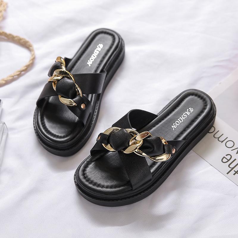 Internet celebrities thick-bottomed beach fairy wind 2025 summer new comfortable and versatile go out cool slippers fashion temperament ins tide 35
Internet celebrities thick-bottomed beach fairy wind 2025 summer new comfortable and versatile go out cool slippers fashion temperament ins tide 35