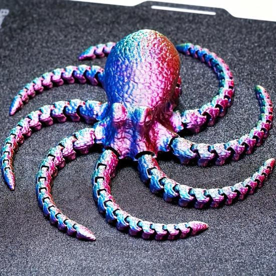 Yousheng 3D Printed Cthulhu Octopus Figurine Movable Joints Octopus Figure Articulated Sea Animal Model Fidget Toy Desktop Decoration Ornament
Yousheng 3D Printed Cthulhu Octopus Figurine Movable Joints Octopus Figure Articulated Sea Animal Model Fidget Toy Desktop Decoration Ornament
