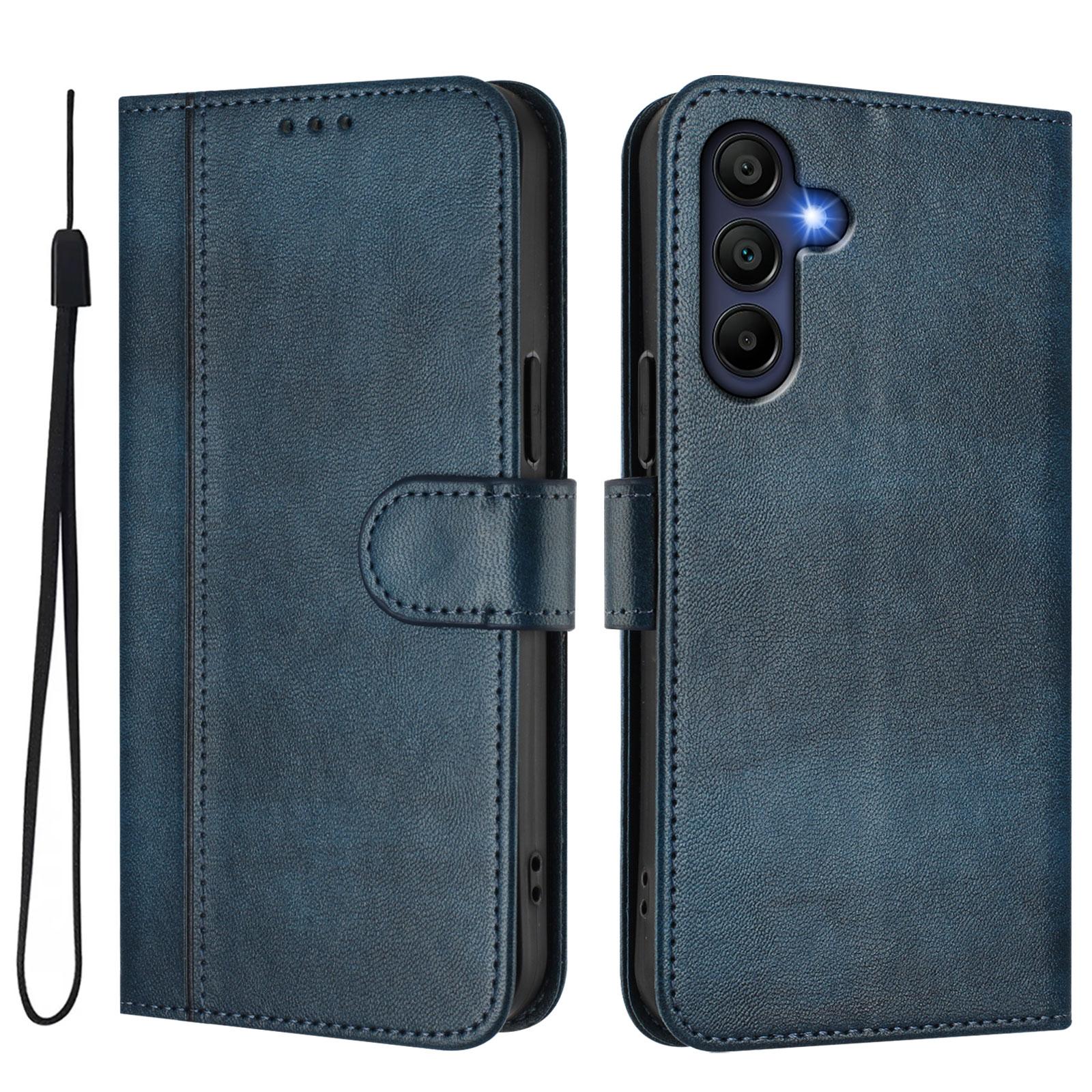 For Samsung Galaxy A26 5G Cases Wallet Stand Retro Texture Leather Phone Cover with Lanyard Blue
For Samsung Galaxy A26 5G Cases Wallet Stand Retro Texture Leather Phone Cover with Lanyard Blue