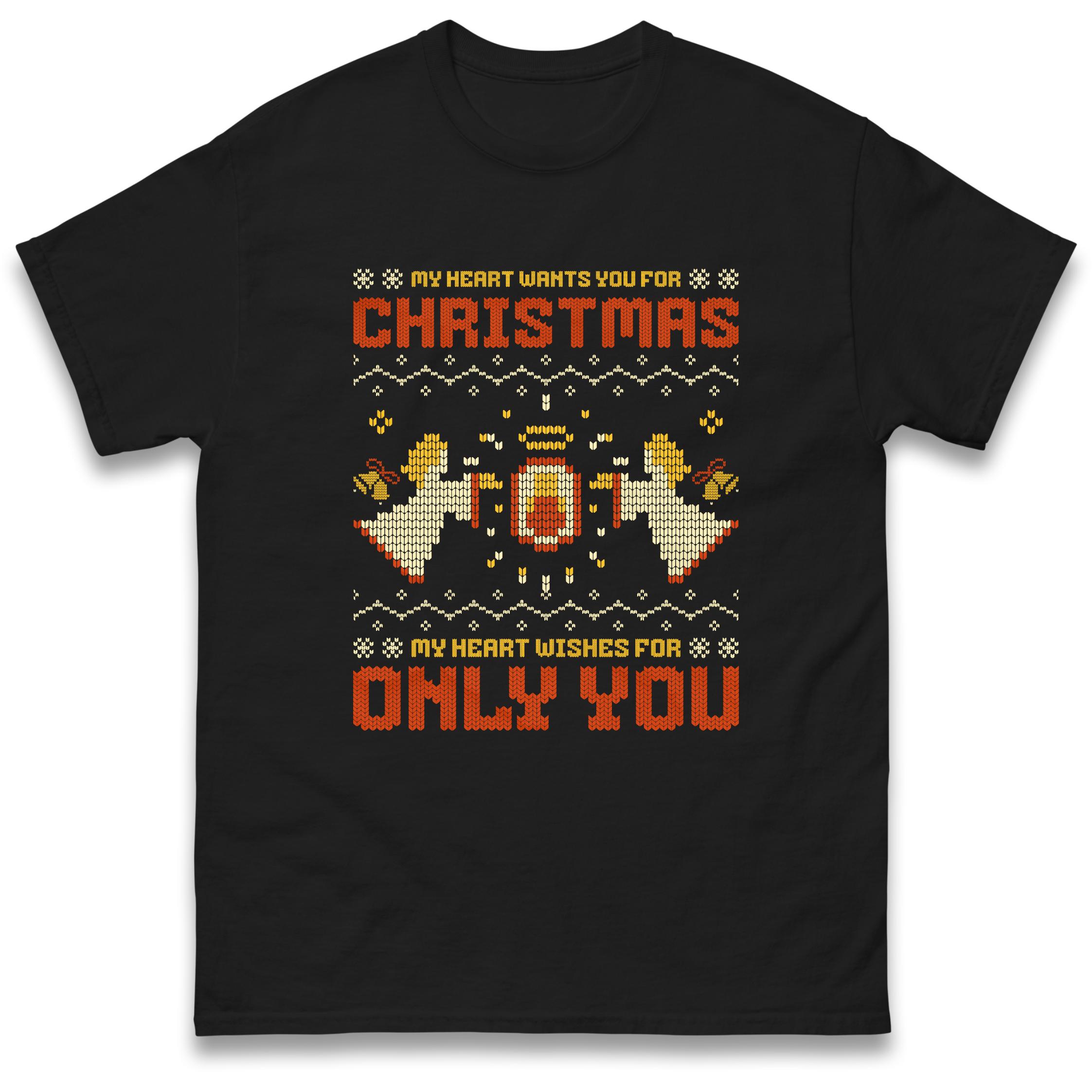 My Heart Christmas T-Shirt Tshirt Mens Womens Tops Unisex Tees 100% Cotton XL
My Heart Christmas T-Shirt Tshirt Mens Womens Tops Unisex Tees 100% Cotton XL