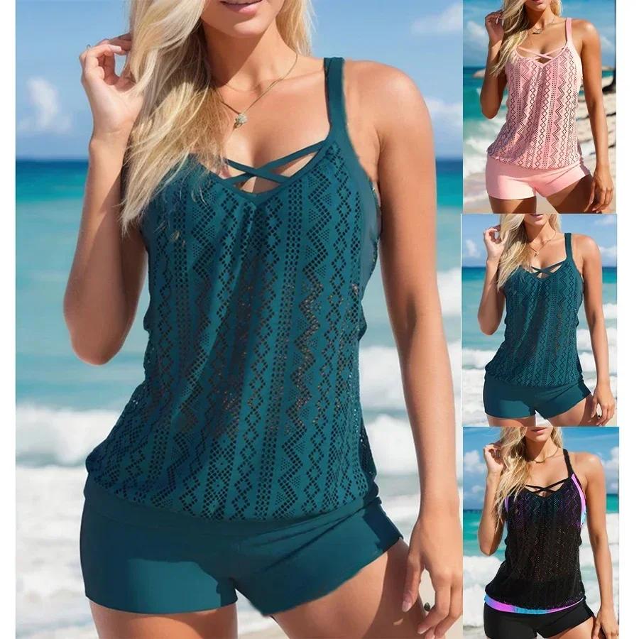 Women s Beachwear Backless Women s Hollow Out Tankini Two Piece Bikini Set Swimsuit S-6XL 5 XL
Women s Beachwear Backless Women s Hollow Out Tankini Two Piece Bikini Set Swimsuit S-6XL 5 XL