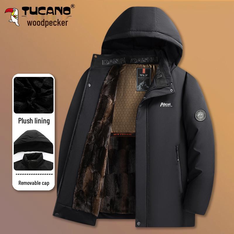 Woodpecker Men s Winter Fleece-Lined Cotton Jacket - Thick, Warm, and Ideal for Middle-Aged and Elderly. 4XL (suggested 70-80 kg)
Woodpecker Men s Winter Fleece-Lined Cotton Jacket - Thick, Warm, and Ideal for Middle-Aged and Elderly. 4XL (suggested 70-80 kg)