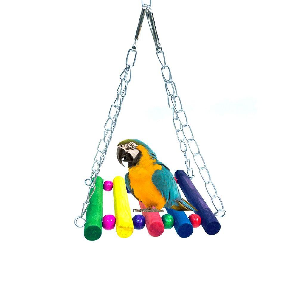 Metal Bird Swing Hanging Toy Wood Parakeets Nibbling Toy For Parakeets Budgies Cockatiels random color
Metal Bird Swing Hanging Toy Wood Parakeets Nibbling Toy For Parakeets Budgies Cockatiels random color