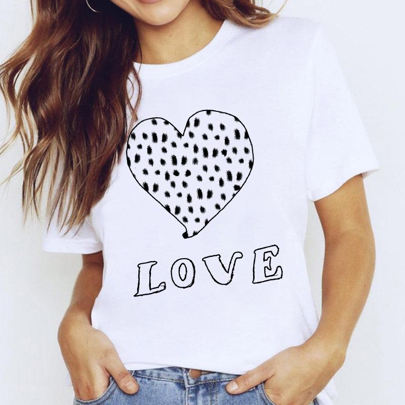 Woman Short Sleeve Graphic Tees Summer Tshirt Female Tops Tee Shirt For Women Love With Heart Cartoon Pattern Funny T-Shirts XXXL білий
Woman Short Sleeve Graphic Tees Summer Tshirt Female Tops Tee Shirt For Women Love With Heart Cartoon Pattern Funny T-Shirts XXXL білий