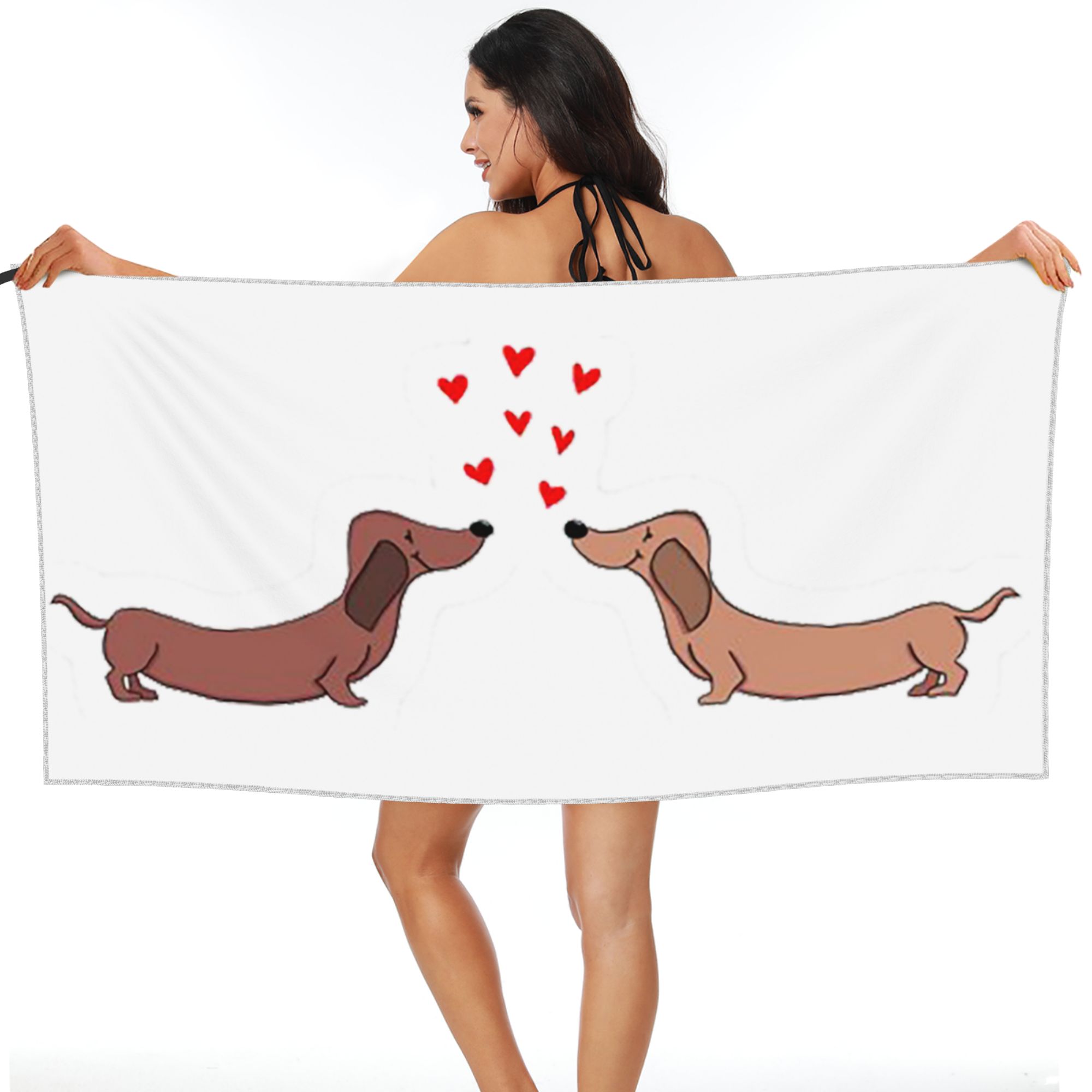 Dachshund Pattern Art Beach Towel Soft Microfiber Quick Dry Absorbent Quick Towels For Bath W40*H60(CM)
Dachshund Pattern Art Beach Towel Soft Microfiber Quick Dry Absorbent Quick Towels For Bath W40*H60(CM)