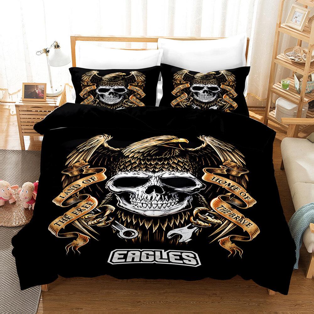 Skull Eagle, American Three-Piece American 3D Digital Printing Kit GB-Single135cm×200cm
Skull Eagle, American Three-Piece American 3D Digital Printing Kit GB-Single135cm×200cm