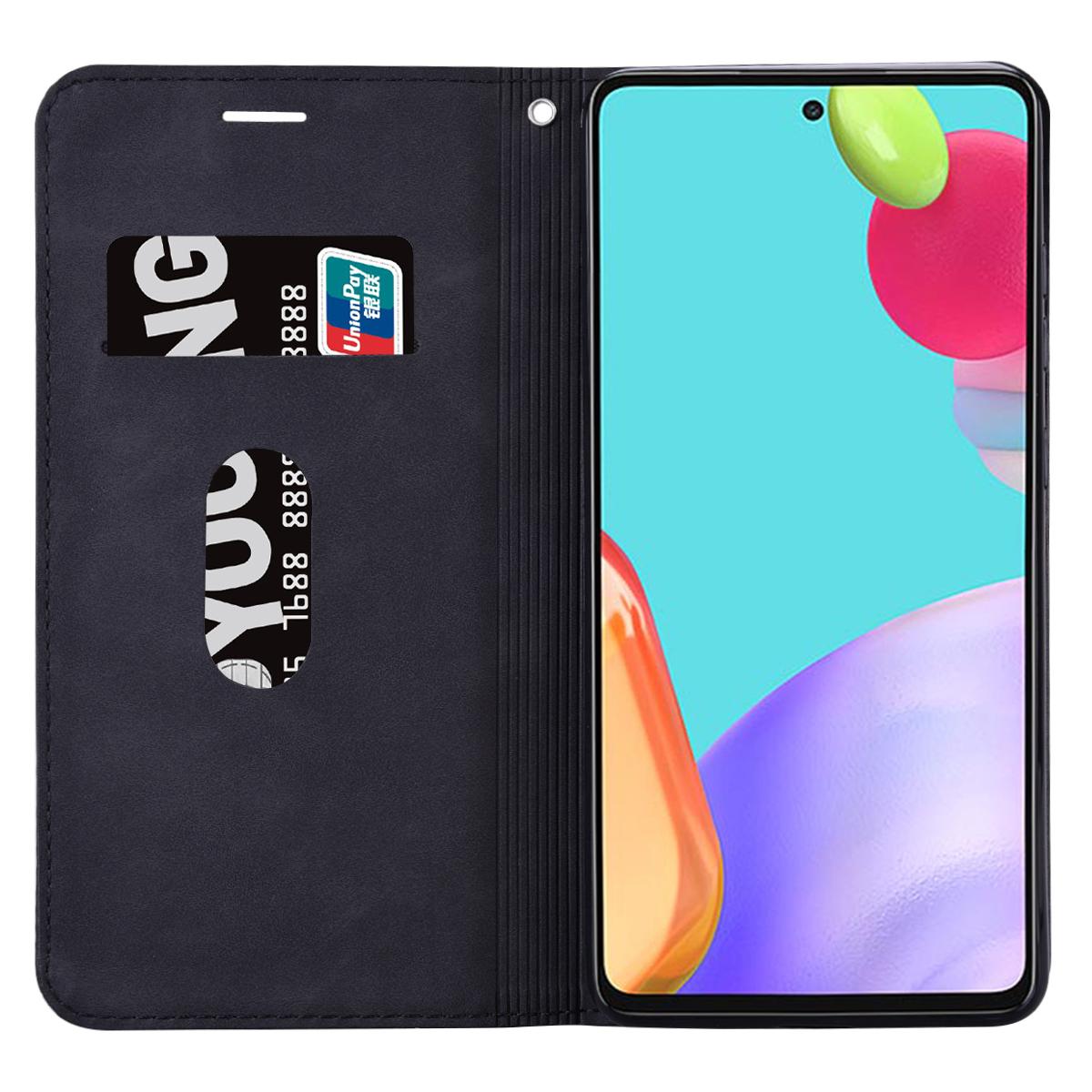 For Samsung Galaxy A56 5G Case Business Style Magnetic Closure Leather Phone Cover with Strap Blue
For Samsung Galaxy A56 5G Case Business Style Magnetic Closure Leather Phone Cover with Strap Blue