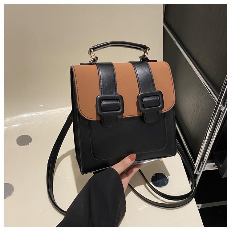 Large Capacity Fashionable Leisure School Shoulder Bag For Women With Colorful Stitching чорний коричневого кольору
Large Capacity Fashionable Leisure School Shoulder Bag For Women With Colorful Stitching чорний коричневого кольору