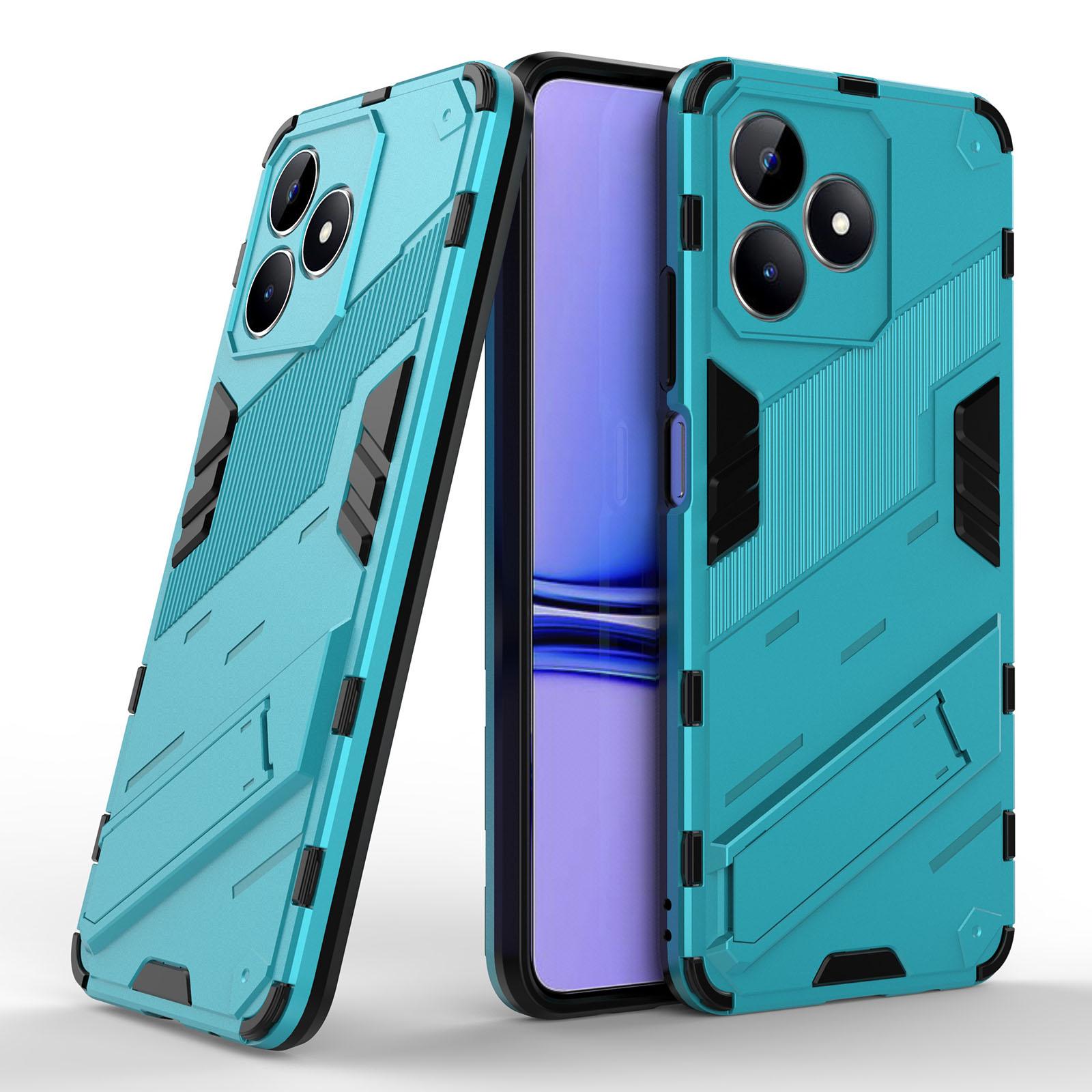 For Realme C53 (Global)/C53 (India)/C51 Kickstand Back Case PC+TPU Shockproof Phone Cover Baby Blue
For Realme C53 (Global)/C53 (India)/C51 Kickstand Back Case PC+TPU Shockproof Phone Cover Baby Blue