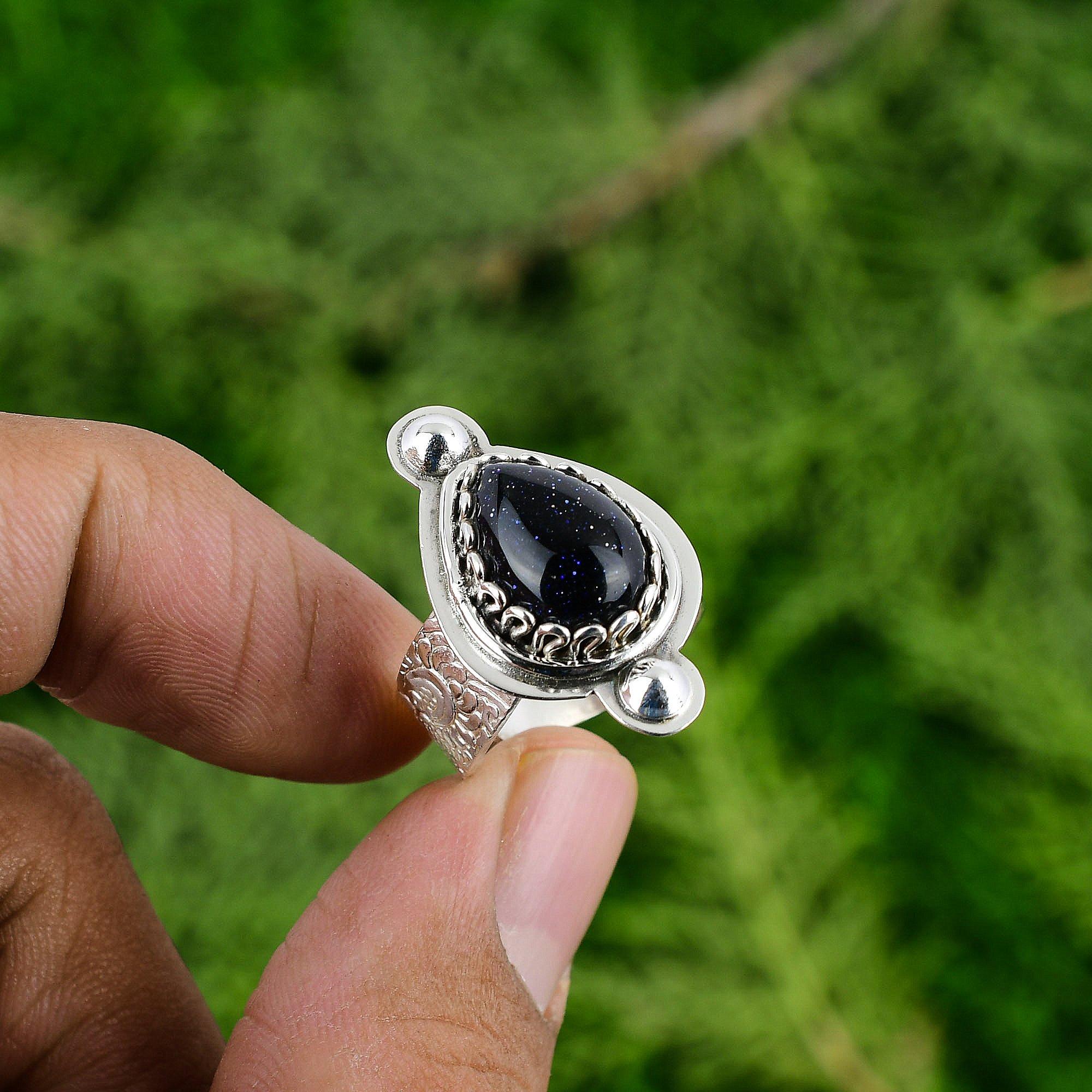 Груша Синий Солнечный Камень Камень Безель Солитер Кольцо Обещания Ювелирные Изделия Стерлинговое Серебро Adjustable
Груша Синий Солнечный Камень Камень Безель Солитер Кольцо Обещания Ювелирные Изделия Стерлинговое Серебро Adjustable