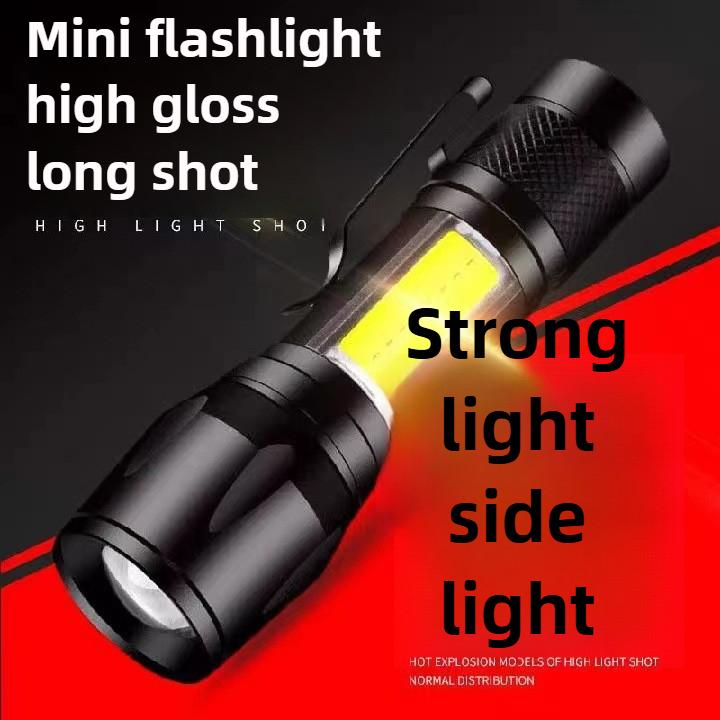 Outdoor Zoom Strong Light Charging Super Bright Waterproof Multi-function Long-range Flashlight focus+pc+cable
Outdoor Zoom Strong Light Charging Super Bright Waterproof Multi-function Long-range Flashlight focus+pc+cable