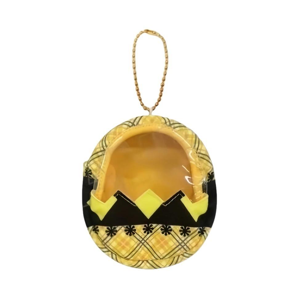 Cute Small Easter Egg Doll Bag Transparent Egg-Shaped Coin Purse Plush Plaid Pattern Multipurpose Badge Holder жовтий
Cute Small Easter Egg Doll Bag Transparent Egg-Shaped Coin Purse Plush Plaid Pattern Multipurpose Badge Holder жовтий