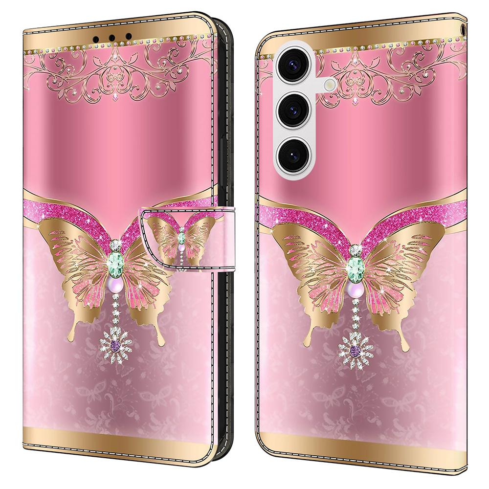 Чохол-гаманець із PU шкірою та підставкою для чохла Samsung Galaxy S25 Pink Gold Butterfly
Чохол-гаманець із PU шкірою та підставкою для чохла Samsung Galaxy S25 Pink Gold Butterfly