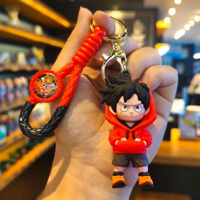 Woven One Piece Keychain PVC Luffy Figurine Keychain Gift for Dragon Boat Festival Small Accessory Fashion Toys Anime Cartoon
Woven One Piece Keychain PVC Luffy Figurine Keychain Gift for Dragon Boat Festival Small Accessory Fashion Toys Anime Cartoon