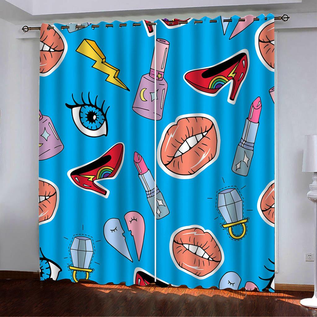 High-Density Blackout Curtains Red Lip Series Digital Printing Curtains 140*100
High-Density Blackout Curtains Red Lip Series Digital Printing Curtains 140*100