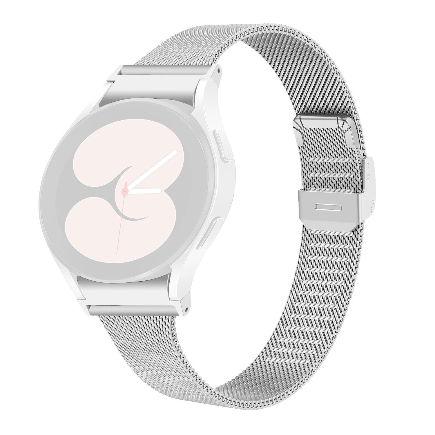 Milanese Band For Samsung Galaxy Watch4 40mm 42mm/Watch4 Active 40mm 42mm/Watch4 Classic 42mm 46mm Silver Stainless Steel Mesh Watch Strap As shown A
Milanese Band For Samsung Galaxy Watch4 40mm 42mm/Watch4 Active 40mm 42mm/Watch4 Classic 42mm 46mm Silver Stainless Steel Mesh Watch Strap As shown A
