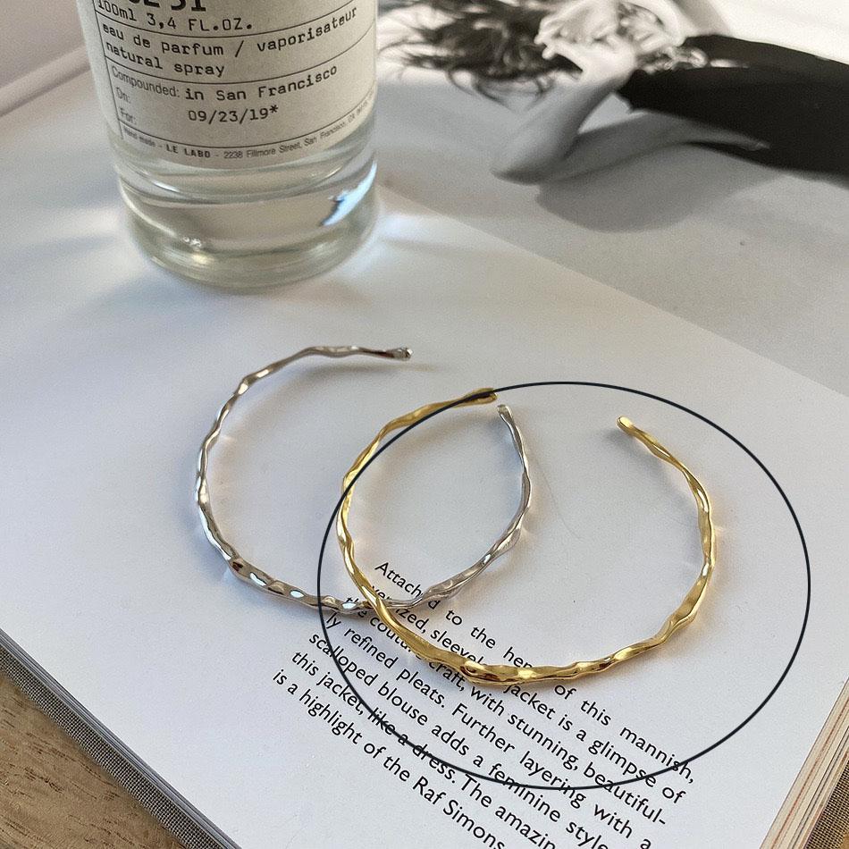 100% Solid 925 Sterling Silver Wave Bracelet for Women Men Vintage Handmade Geometric Simple Gold Bracelets Birthday
100% Solid 925 Sterling Silver Wave Bracelet for Women Men Vintage Handmade Geometric Simple Gold Bracelets Birthday