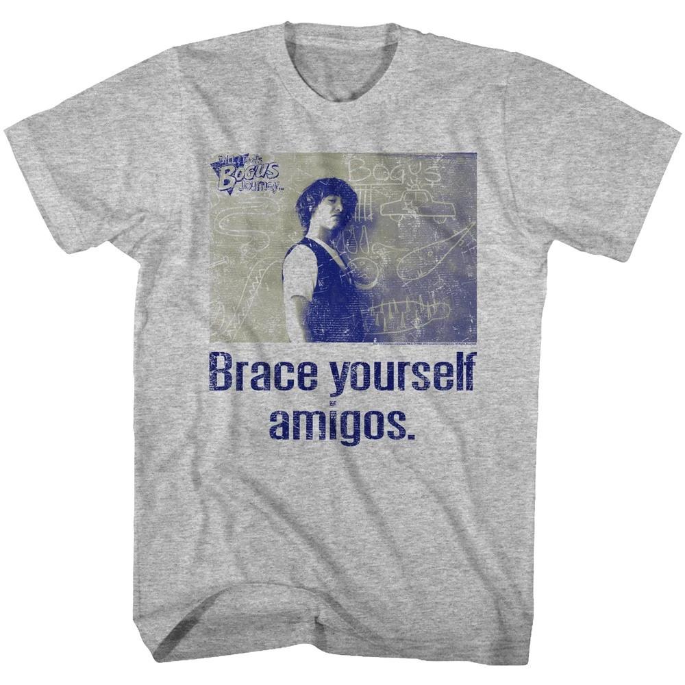 Bill & Ted s Excellent Adventure Chalkboard Brace Yourself Amigos Men s T shirt 3XL
Bill & Ted s Excellent Adventure Chalkboard Brace Yourself Amigos Men s T shirt 3XL